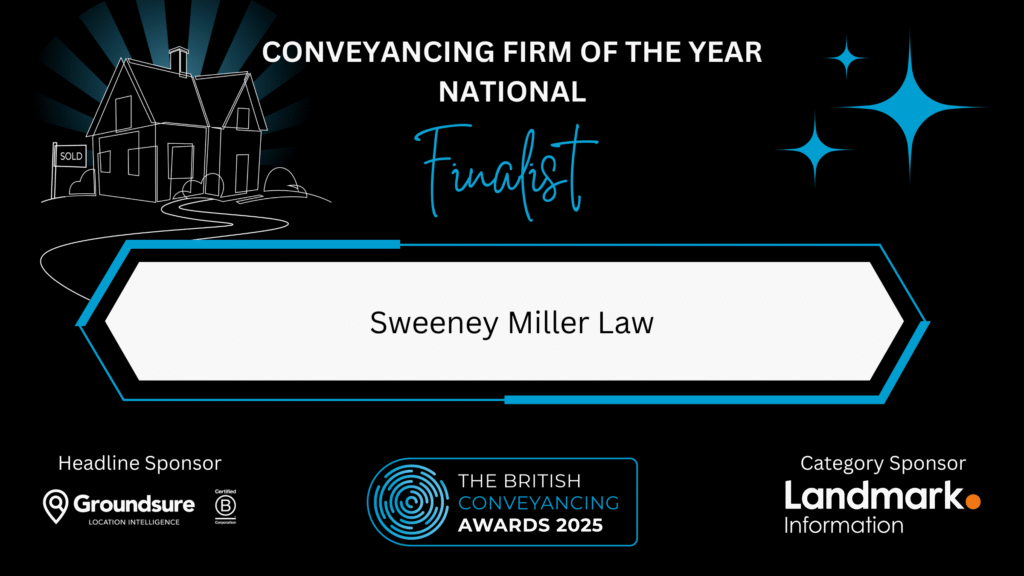 Sweeney Miller Law finalists in British Conveyancing Awards 2025
