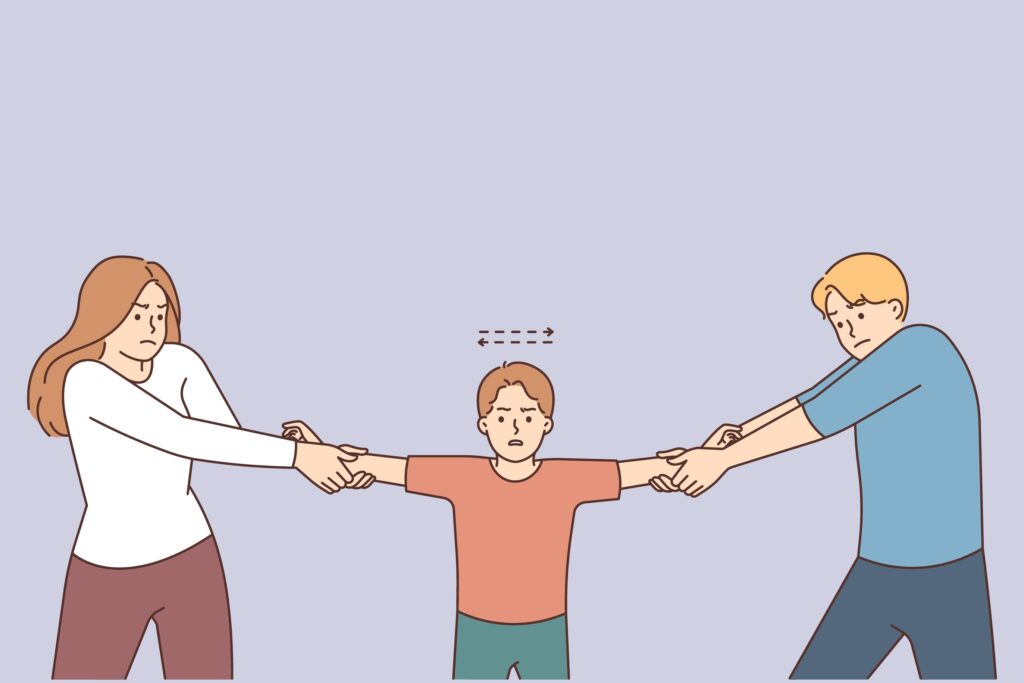 Child arrangements on separation
